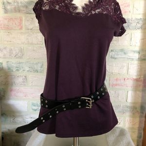 Belt black fits 28 to 30